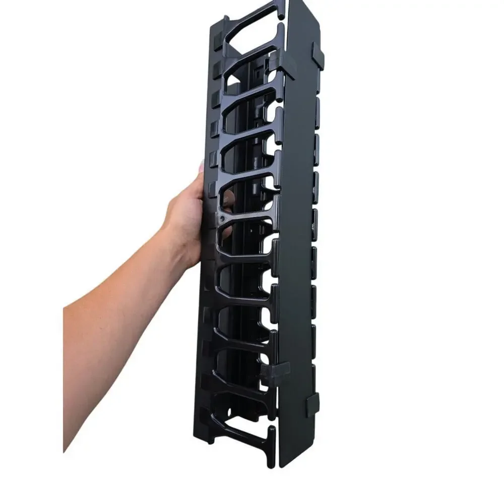 Open Box Panduit WMP1E‎ Horizontal Cable Manager, Black, 2 RU, Black